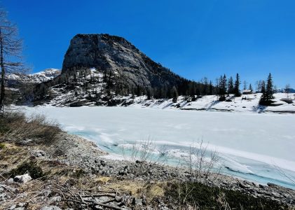 Geschützt: Wanderung zu den Lahngangseen, „Brilli“ (5+) auf der Zwerchwand im April